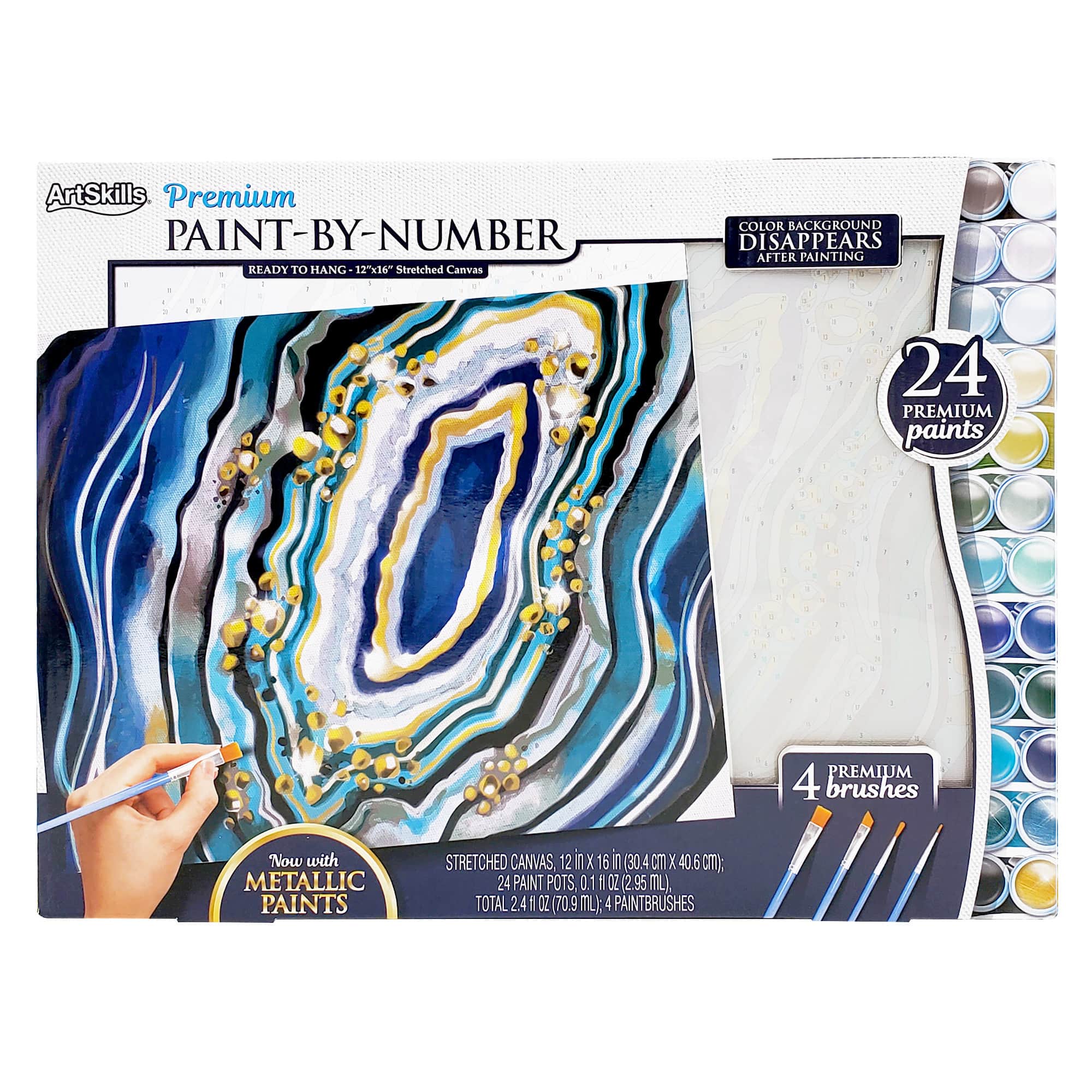 ArtSkills® Premium Geode Paint-by-Number Kit